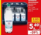 Aktuelles Mineralwasser Angebot bei Netto Marken-Discount in Dortmund ab 5,49 €
