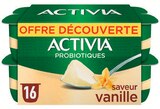 Yaourt aux probiotiques en offre découverte saveur vanille - ACTIVIA à 3,21 € dans le catalogue Intermarché Hyper