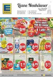 EDEKA Supermarkt Prospekt der aktuellen Woche mit 24 Seiten, gültig von 20.10.2025 bis 25.10.2025, in Nottuln und Umgebung Aktueller EDEKA Supermarkt Prospekt in Nottuln und Umgebung, "Aktuelle Angebote" mit 24 Seiten, 20.10.2025 - 25.10.2025