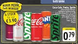 Aktuelle Cola Angebote bei E center in Ahaus Aktuelles Coca-Cola, Fanta, Sprite und weitere Sorten Angebot bei E center in Ahaus ab 0,79 €