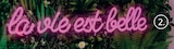 Néon La vie est belle LED dans le catalogue Maxi Bazar