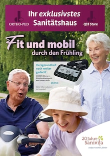 ORTHO-PED  Dittmer GmbH & Co. KG Prospekt Fit und mobil durch den Frühling mit 6 Seiten