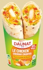 Be wrappy le chicken, cheddar & crudités - Daunat à 1,59 € dans le catalogue Intermarché
