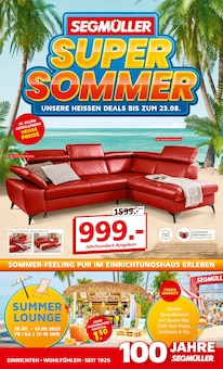 Segmüller Prospekt "SEGMÜLLER SUPER SOMMER" mit  Seiten (Nürnberg)