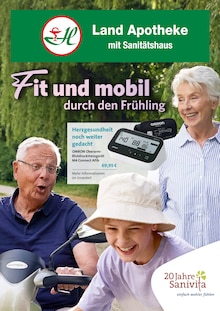 Apotheke: Land Apotheke mit Sanitätshaus Prospekt Fit und mobil durch den Frühling mit 6 Seiten
