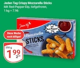 Crispy Mozzarella Sticks Angebote von Jeden Tag bei GLOBUS Mannheim für 1,99 €
