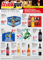 Aktueller Trinkgut Getränkemärkte Prospekt in Egweil und Umgebung, "Aktuelle Angebote" mit 4 Seiten, 03.11.2025 - 08.11.2025