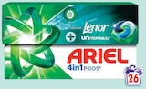 LESSIVE PODS + UNSTOPPABLES TOUCH OF LENOR 26D 4 EN 1 - ARIEL en promo chez Intermarché Super Bordeaux à 7,44 €