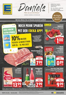 EDEKA Prospekt der Woche "Aktuelle Angebote" Seite 1, 05.05.2025 bis 10.05.2025 für Essen Aktueller EDEKA Prospekt "Aktuelle Angebote" Seite 1 von 24 Seiten für Essen