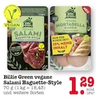 Vegane Salami Baguette-Style oder Vegane Mortadella Klassik Angebote von Billie Green bei E center Offenbach für 1,29 €