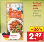 Netto Marken-Discount Blaufelden - Geflügel Bratwurst Minis Angebot im Prospekt Geflügel Bratwurst Minis bei Netto Marken-Discount im Blaufelden Prospekt für 2,49 €