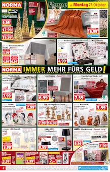 Norma Prospekt der Woche "Mehr fürs Geld" Seite 2, 27.10.2025 bis 01.11.2025 für Brandenburg Aktueller Norma Prospekt "Mehr fürs Geld" Seite 2 von 18 Seiten für Brandenburg