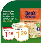 GLOBUS Tönisvorst - Express Reis Angebot im Prospekt Express Reis bei GLOBUS im Tönisvorst Prospekt für 1,29 €