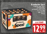 Spezi Original oder Zero Angebote von Krombacher bei EDEKA Siegburg für 12,99 €