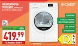 Wärmepumpentrockner TWP903-410 Angebote von Exquisit bei Marktkauf Rheda-Wiedenbrück für 419,99 €