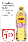 Eistee Mango im Angebot bei GLOBUS in Jena Eistee Mango Angebote von Lipton bei GLOBUS Jena für 1,29 €