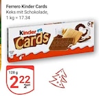 Kinder Cards Angebote von Ferrero bei GLOBUS Duisburg für 2,22 €