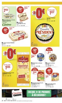 Promo Camembert dans le catalogue Casino Supermarchés du moment à la page 24