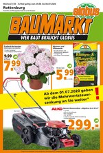 Globus-Baumarkt Prospekt für Hohenentringen mit 16 Seiten Globus-Baumarkt Prospekt für Hohenentringen: "WER BAUT BRAUCHT GLOBUS", 16 Seiten, 29.06.2020 - 04.07.2020