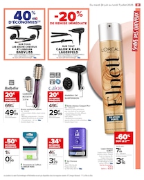 Prix et réduction Lisseur dans le prospectus Carrefour en cours Offre Lisseur dans le catalogue Carrefour du moment à la page 23