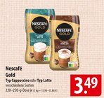 Nescafé Gold Typ Cappuccino oder Typ Latte Angebote bei famila Nordost Celle für 3,49 €