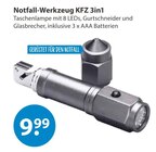 Notfall-Werkzeug KFZ 3in1 im V-Markt Prospekt Notfall-Werkzeug KFZ 3in1 von im aktuellen V-Markt Prospekt für 9,99 €