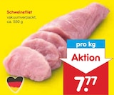 Schweinefilet im Angebot bei Netto Marken-Discount in Magdeburg Schweinefilet Angebote bei Netto Marken-Discount Magdeburg für 7,77 €