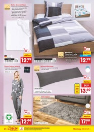 Spannbettlaken Angebot im aktuellen Netto Marken-Discount Prospekt auf Seite 36