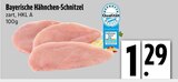 Bayerische Hähnchen-Schnitzel bei E xpress im Rottach-Egern Prospekt für 1,29 €