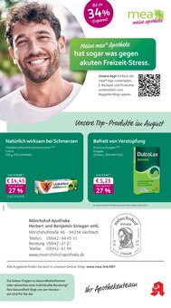 Aktueller mea - meine apotheke Prospekt (Viechtach, 4 Seiten zum blättern mea - meine apotheke Prospekt Unsere August-Angebote mit 4 Seiten