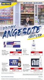 Metro Supermarkt Prospekt der aktuellen Woche mit 26 Seiten, gültig von 05.04.2025 bis 10.05.2025, in Großbeeren und Umgebung Aktueller Metro Supermarkt Prospekt in Großbeeren und Umgebung, "Wochenangebote Händler" mit 26 Seiten, 05.04.2025 - 10.05.2025