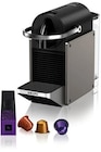 Cafetière à dosette ou capsule Krups Nespresso YY5290FD PIXIE Titane - Krups en promo chez Darty Mérignac à 99,99 €