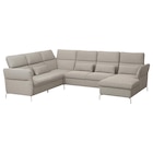 Ecksofa 5-sitzig m elek Ruhesessel mit Récamiere rechts Metall/Viarp beige/braun mit Récamiere rechts Metall/Viarp beige/braun Angebote von FAMMARP bei IKEA Braunschweig für 2.779,00 €