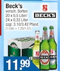Aktuelles Beck's Angebot bei Getränke City in München ab 11,99 €