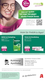 Aktueller mea - meine apotheke Apotheken Prospekt in Leezen und Umgebung, "Unsere August-Angebote" mit 4 Seiten, 01.08.2025 - 31.08.2025