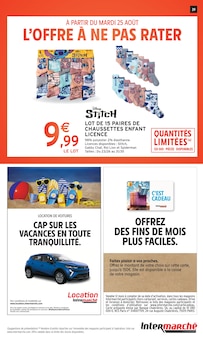 Promotion Vêtements dans le prospectus Intermarché Super, valable du 25/08/2026 au 06/09/2026 Promo Vêtements dans le catalogue Intermarché Super du moment à la page 39