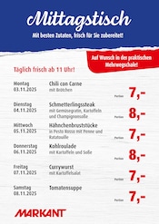 Markant Prospekt der aktuellen Woche, gültig von 03.11.2025 bis 08.11.2025 Aktueller Markant Prospekt "...freu Dich drauf!" mit 1 Seite