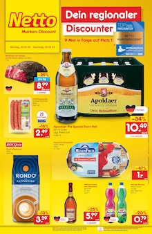 Bier im Netto Marken-Discount Prospekt "Aktuelle Angebote" mit 61 Seiten (Halberstadt)