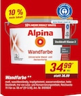 Wandfarbe im Angebot bei toom Baumarkt in Ahlen Wandfarbe Angebote von Alpina bei toom Baumarkt Ahlen für 34,99 €