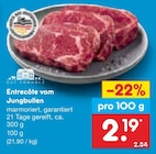 Aktuelles Entrecôte vom Jungbullen Angebot bei Netto Marken-Discount in Hamburg ab 2,19 €