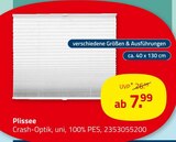 Plissee Angebote bei ROLLER Pirna für 7,99 €