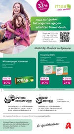 mea - meine apotheke Apotheken Prospekt der aktuellen Woche mit 4 Seiten, gültig von 01.09.2026 bis 30.09.2026, in Wiesbaden und Umgebung Aktueller mea - meine apotheke Apotheken Prospekt in Wiesbaden und Umgebung, "Unsere September-Angebote" mit 4 Seiten, 01.09.2026 - 30.09.2026