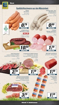 Wurst im EDEKA Prospekt "Aktuelle Angebote" mit 24 Seiten (Recklinghausen)
