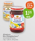 Apfel mit Banane und Hirse oder Birne mit Heidelbeere im Angebot bei tegut in Landshut Apfel mit Banane und Hirse oder Birne mit Heidelbeere Angebote von Alnatura bei tegut Landshut für 1,11 €