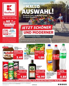 Cola im aktuellen Kaufland Prospekt (Friedrichshafen) Cola im Kaufland Prospekt "KNĂśLLER" mit 62 Seiten (Friedrichshafen)
