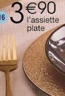 Assiette plate dans le catalogue Carrefour