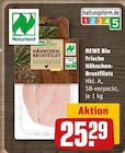 REWE Bio Frische Hähnchen-Brustfilets im Angebot bei REWE in Hattingen REWE Bio Frische Hähnchen-Brustfilets Angebote von Naturland bei REWE Hattingen für 25,29 €