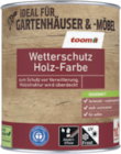 Wetterschutz Holz-Farbe Angebote von toom bei toom Baumarkt Rheda-Wiedenbrück für 12,99 €