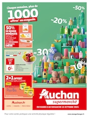 Prospectus Auchan Supermarché à Lens, "Chaque semaine, plus de 1000 offres en magasin", 8 pages de promos valables du 08/10/2024 au 13/10/2024