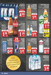Coca Cola im EDEKA Prospekt "Aktuelle Angebote" mit 26 Seiten (Siegburg)